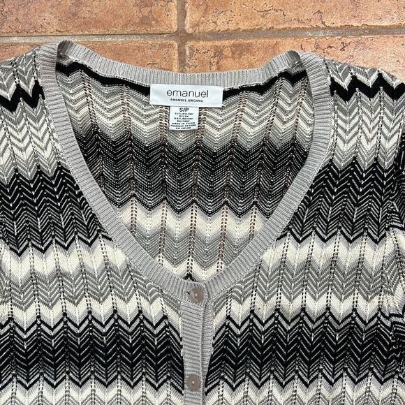 Emanuel Ungaro long sweater cardigan size SP - Picture 4 of 6